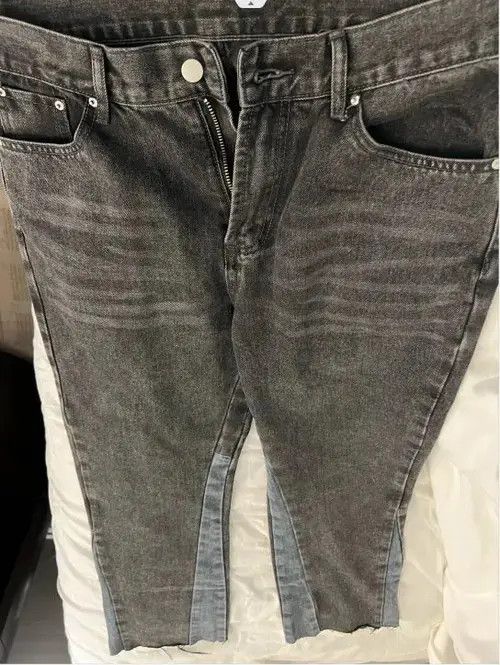 Other Vintage Patchwork Flare Jeans Urban Men Streetwear Size US 34 / EU 50 - 3 Thumbnail