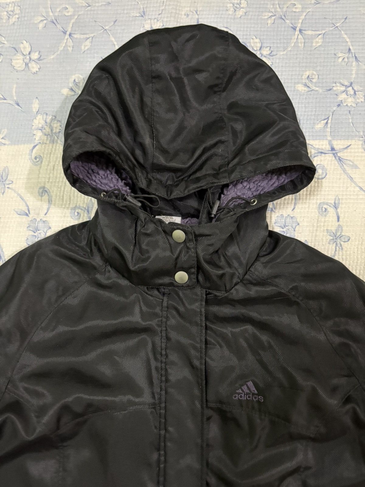 Adidas Adidas Clima Proof Parkas Fleece Quilted Hoodie Size US M / EU 48-50 / 2 - 14 Thumbnail