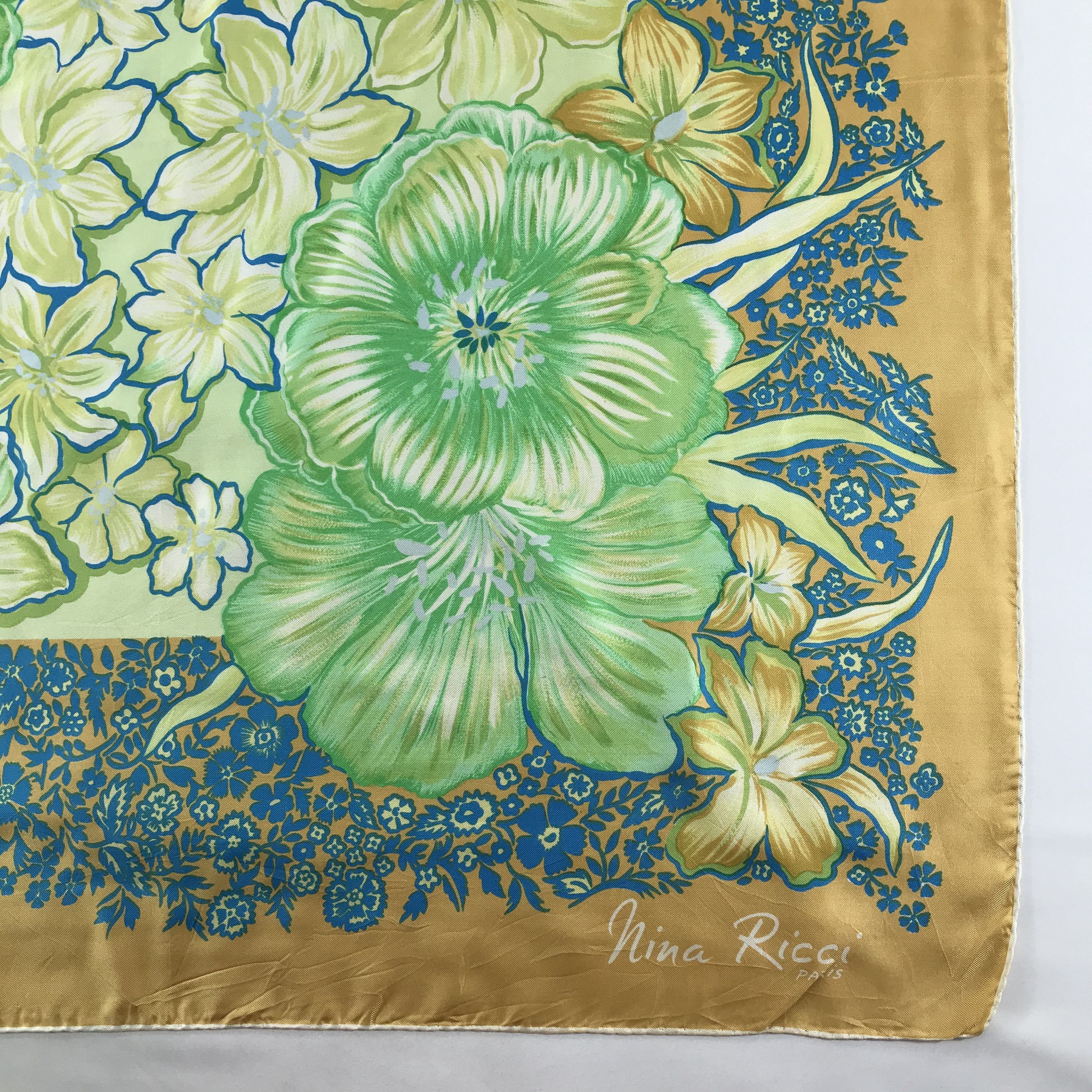 Nina Ricci Vintage Nina Ricci Silk Scarf Size ONE SIZE - 4 Thumbnail