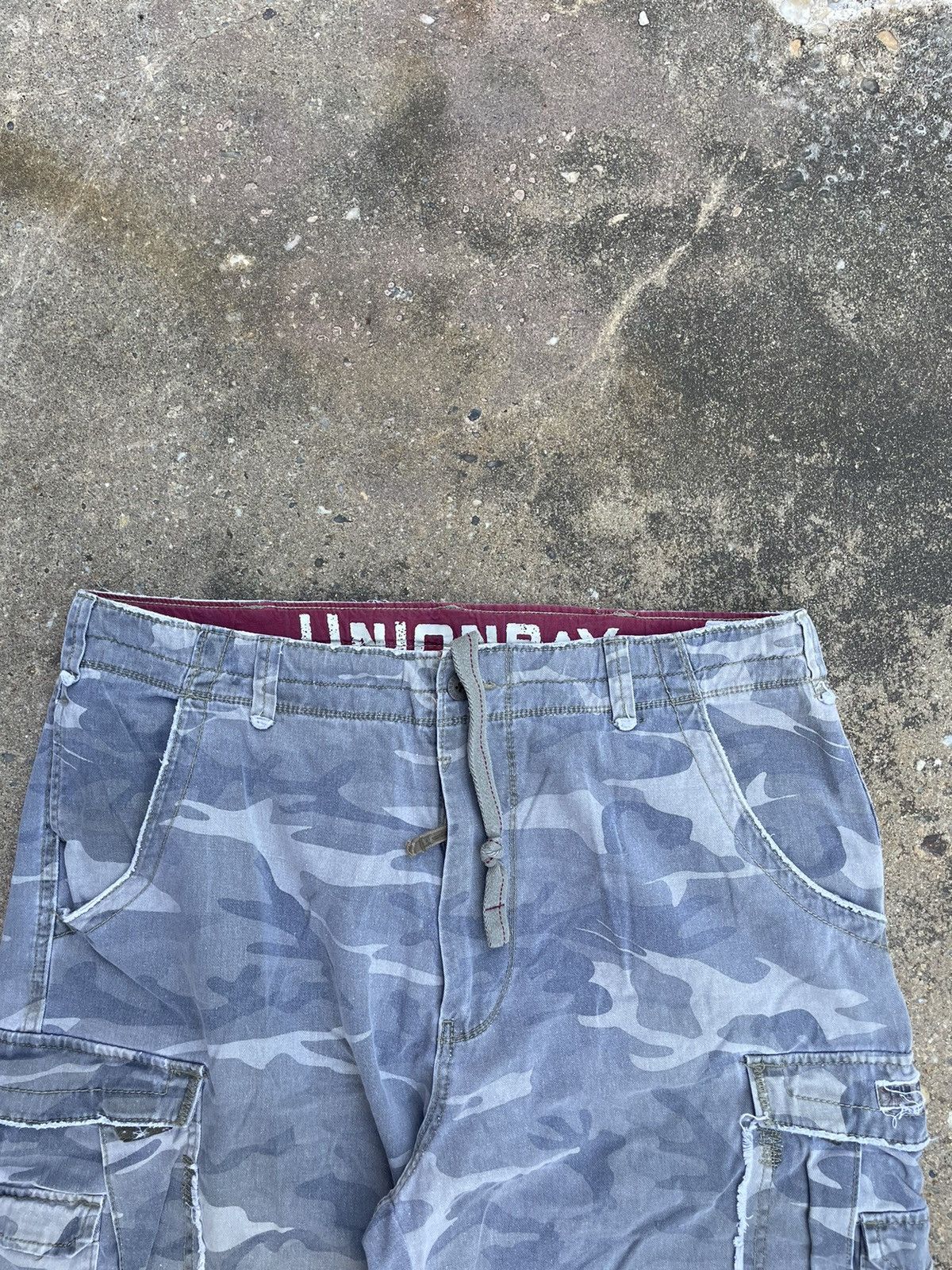 Union denim cargo shorts sales