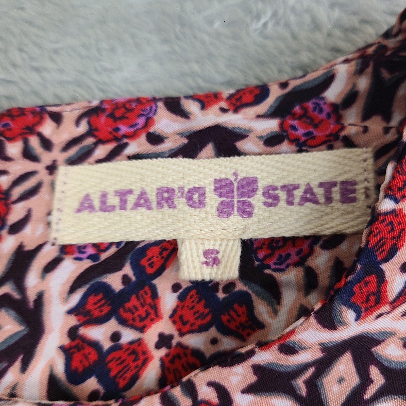 Alberto Women’s Size Small Alter’d State Floral Dress Size S / US 4 / IT 40 - 2 Thumbnail