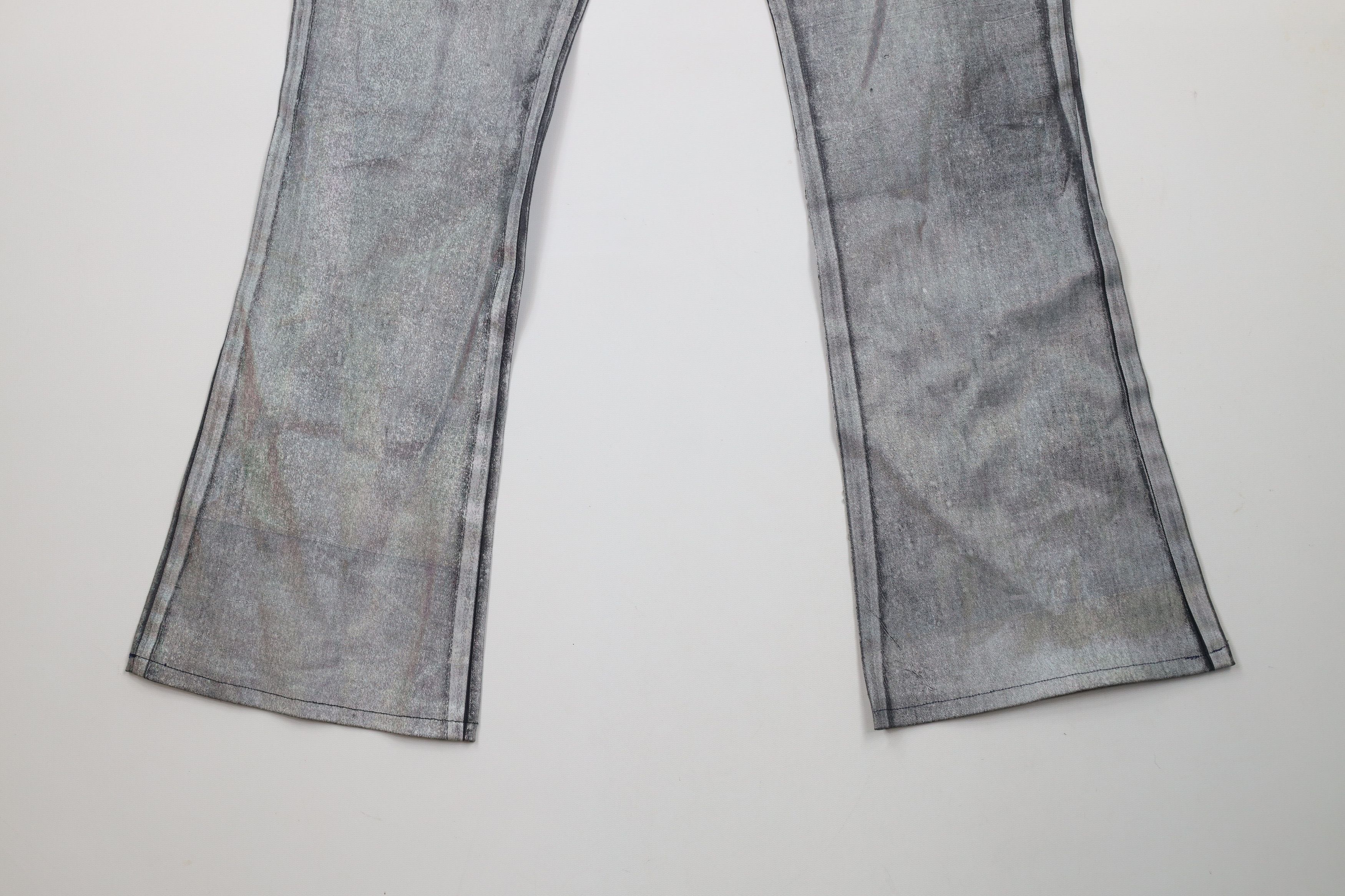 Vintage Vintage 90s Y2K Streetwear Babydoll Rainbow Metallic Jeans Size 28" / US 6 / IT 42 - 4 Thumbnail