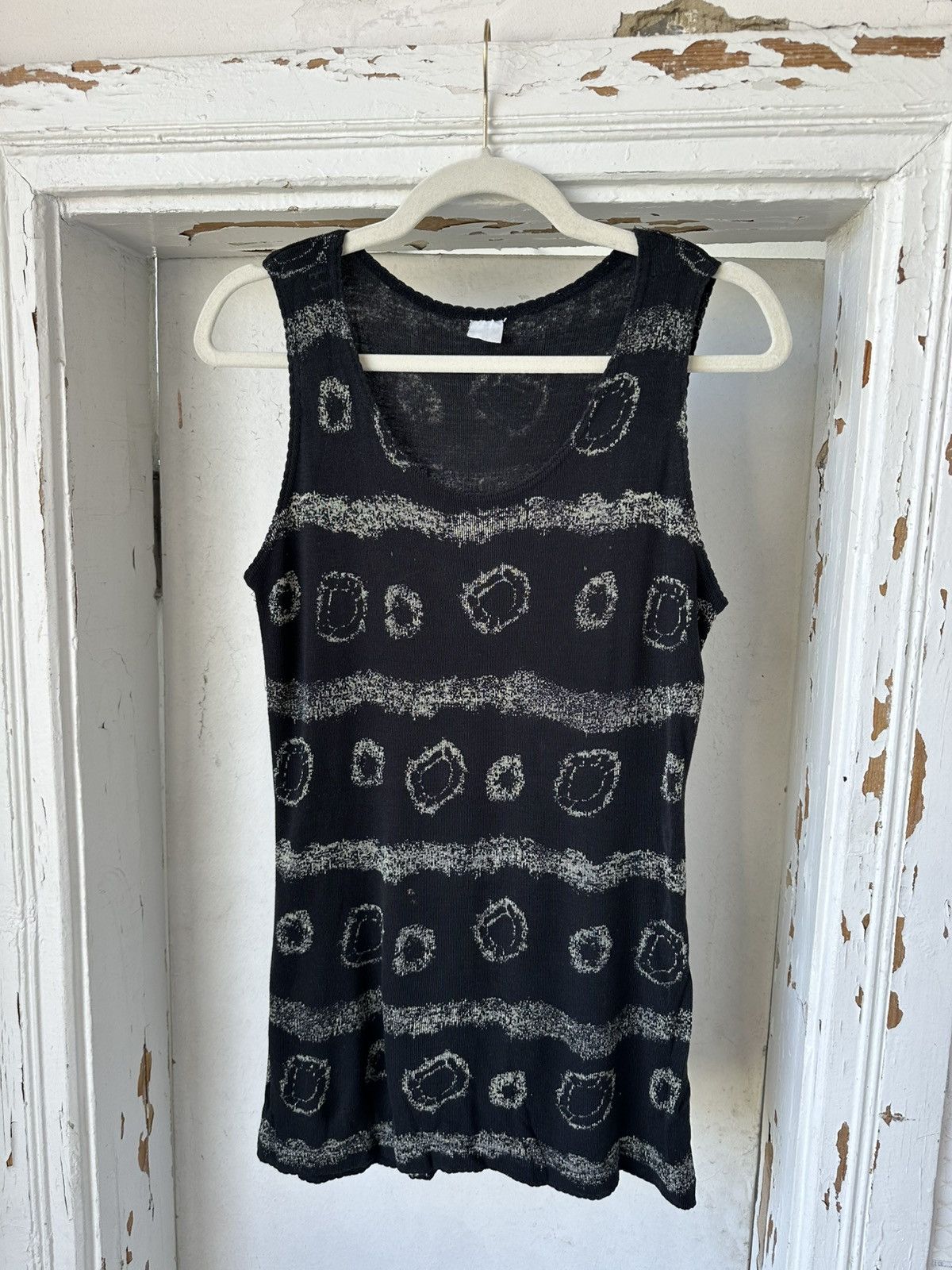 If Six Was Nine × Japanese Brand × Vintage Vintage Black Spotted Top Size M / US 6-8 / IT 42-44 - 1 Thumbnail