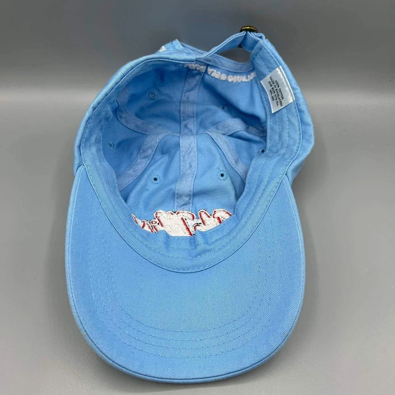 Other Ole Miss Hat Women Blue Embroidered Strap Back Cap Cotton Size ONE SIZE - 2 Thumbnail