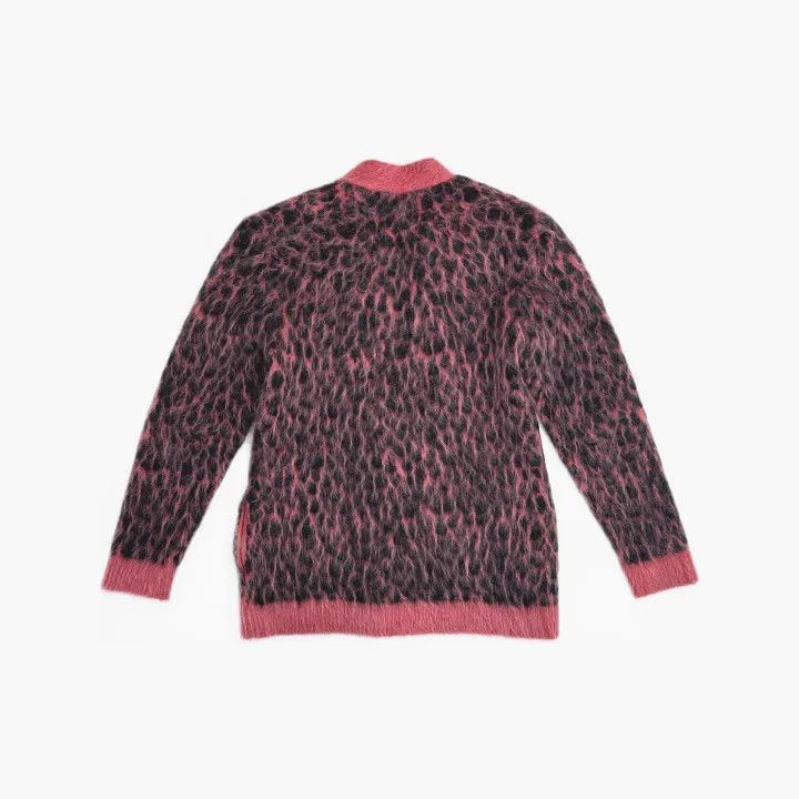 Saint Laurent Paris Saint Laurent Pink Leopard Print Cardigan -2507 Size XS / US 0-2 / IT 36-38 - 2 Thumbnail
