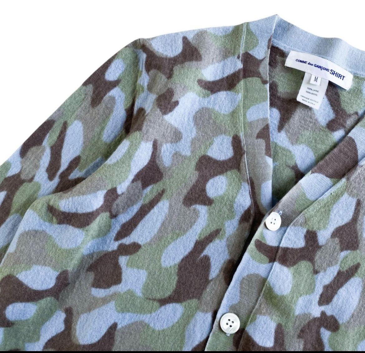 Comme des Garcons Camo Cardigan