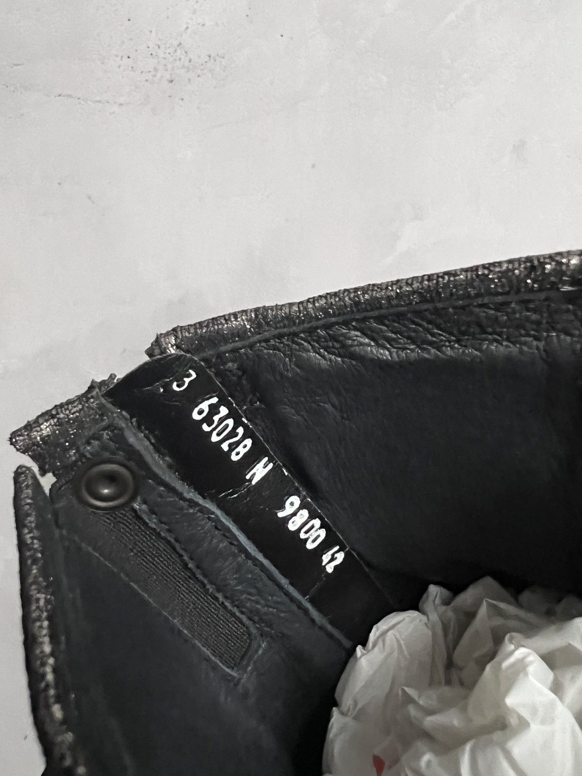 Hedi Slimane Black Buckled Leather Boots Heavy Punk guidi style artisan Size US 8.5 / EU 41-42 - 11 Thumbnail