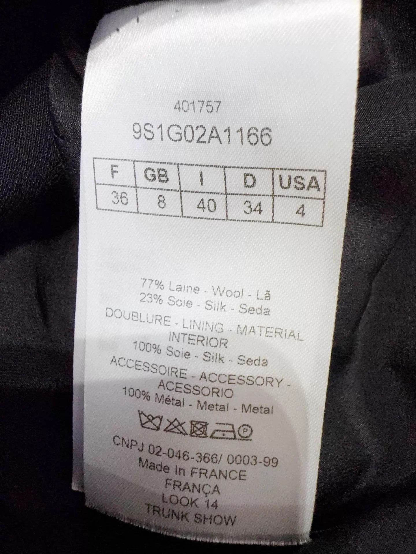 Dior Dior Silk & Wool Vest F36 NWOT Size XS / US 0-2 / IT 36-38 - 4 Thumbnail