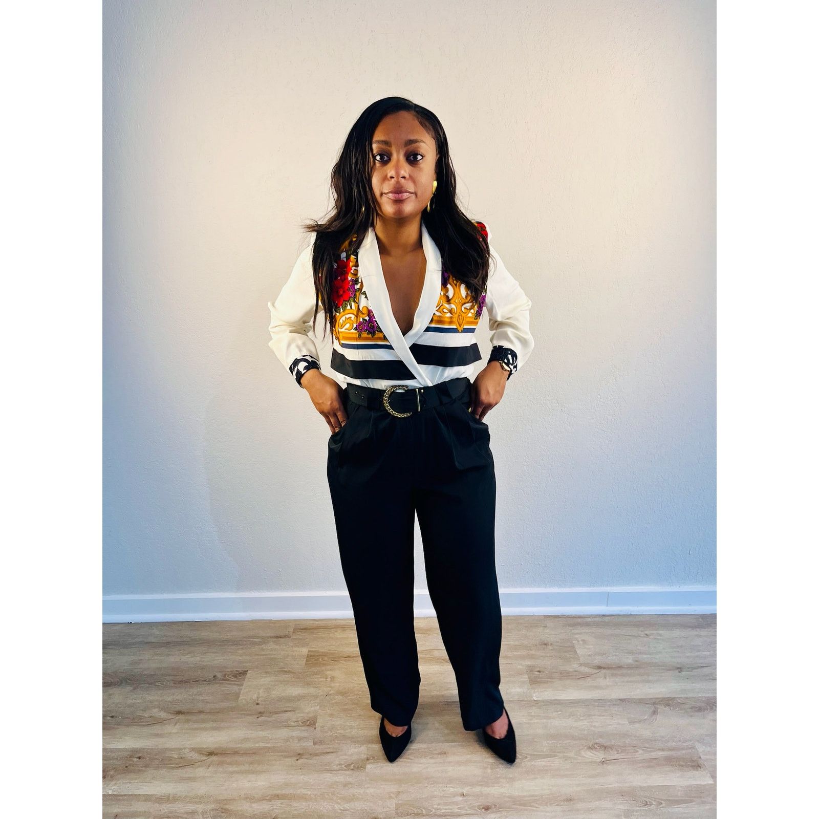 Other Graphic Print Jumpsuit with Belt Size 32" / US 10 / IT 46 - 3 Thumbnail