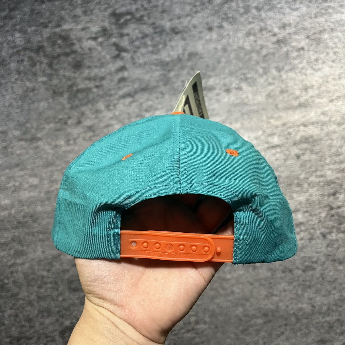 Vintage Vintage 90s Miami Dolphins Script Logo NFL Snapback Hat NEW Size ONE SIZE - 3 Thumbnail