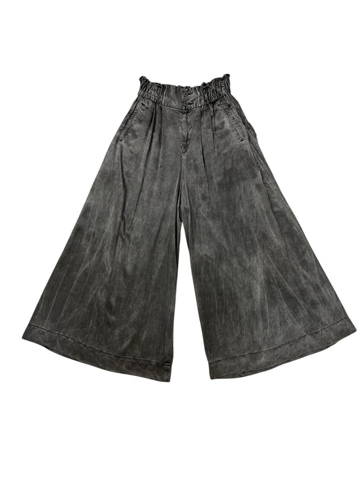 CABANE de ZUCCa Vintage Zucca Cabane de Zucca Wide Rayon Pants Women Pants Size 27" / US 4 / IT 40 - 1 Thumbnail