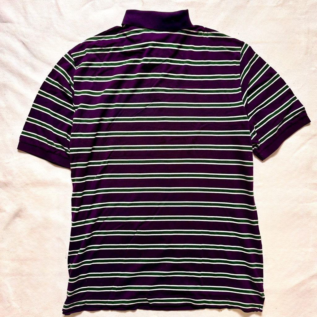 Polo Ralph Lauren Ralph Lauren Polo Golf Purple Stripes Shirt Size US XL / EU 56 / 4 - 3 Thumbnail