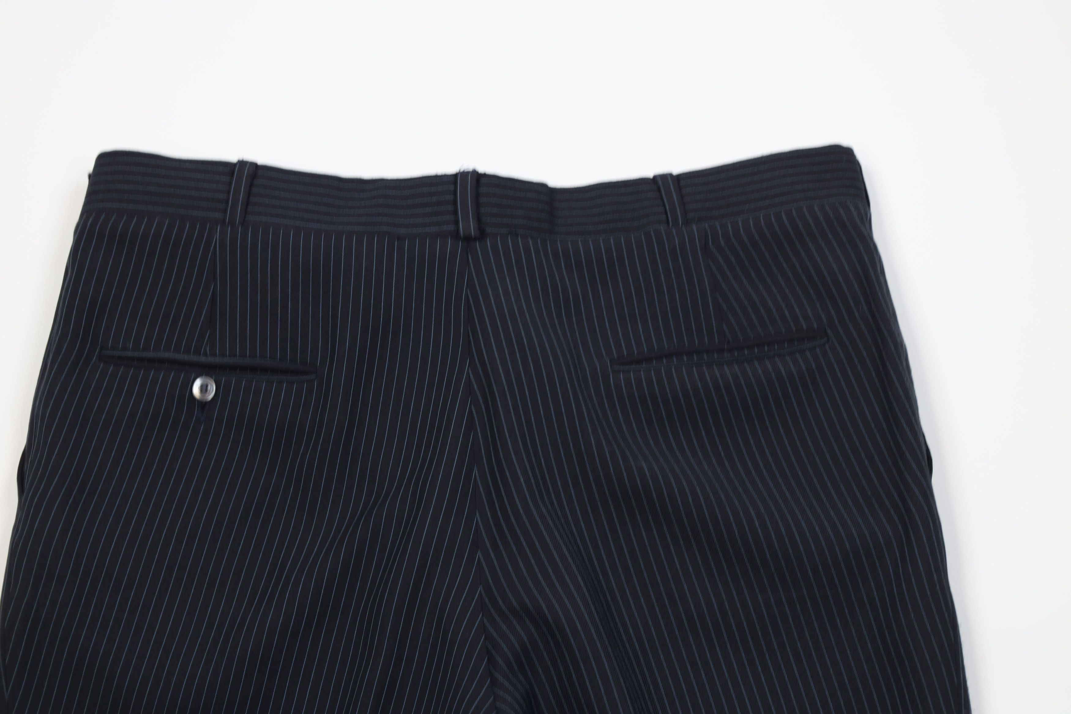 Vintage Vintage 70s Streetwear Flared Wide Leg Chino Pants Blue USA Size US 38 / EU 54 - 10 Thumbnail