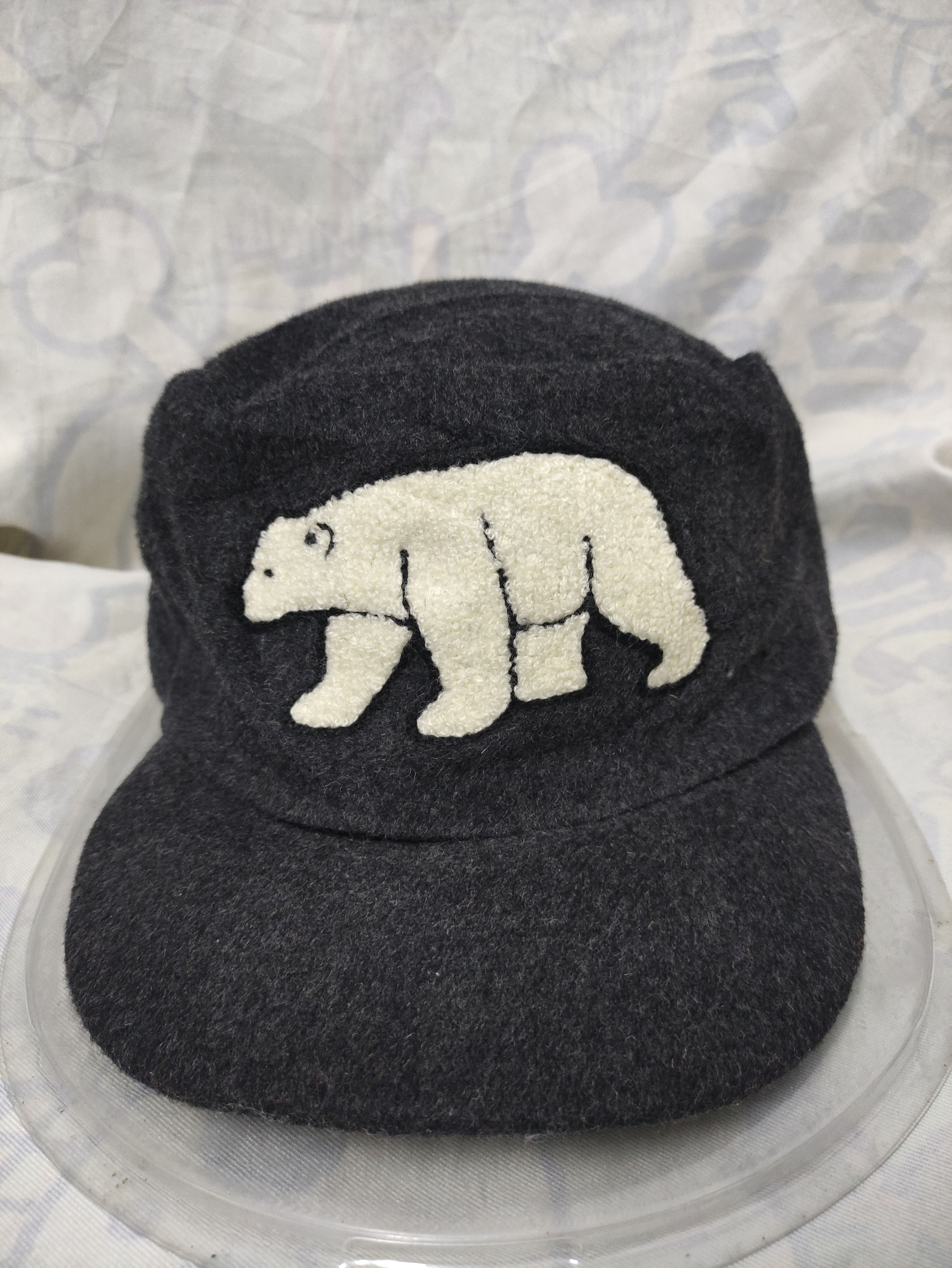 Japanese Brand SENSE OF GRACE THE ANIMAL BE POLAR BEAR CAP Size ONE SIZE - 7 Thumbnail
