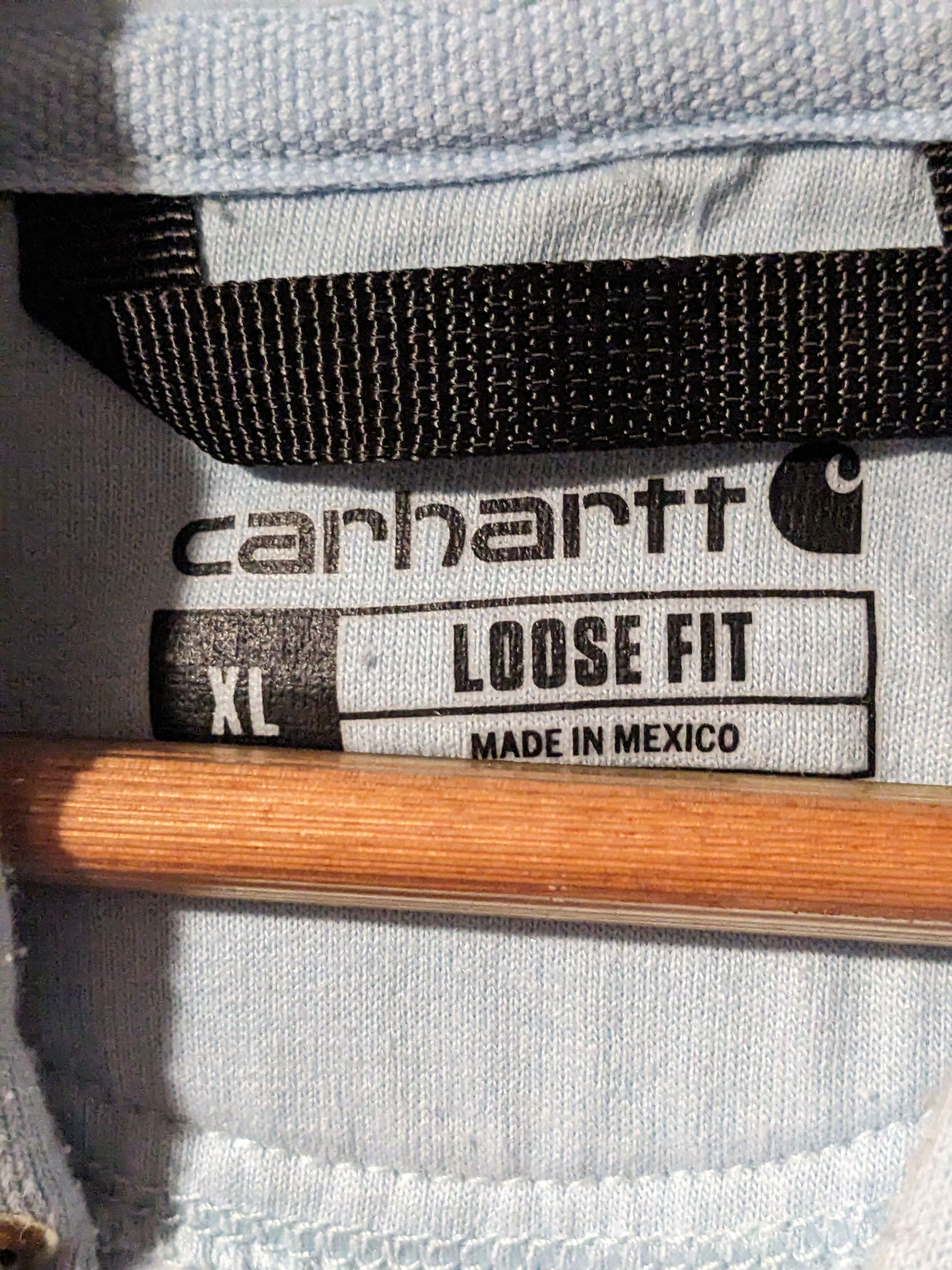 Carhartt × Designer Carhartt Essential Blank Loose Fit Blue X-Large Hoodie Size US XL / EU 56 / 4 - 4 Thumbnail