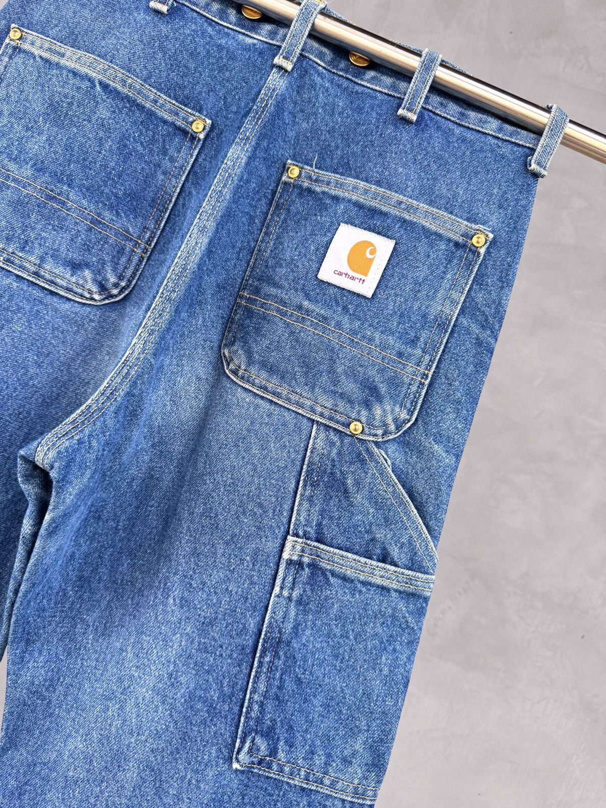 Carhartt Vintage Carhartt Double Knee Faded Blue Denim Jeans Pants Size US 30 / EU 46 - 10 Thumbnail