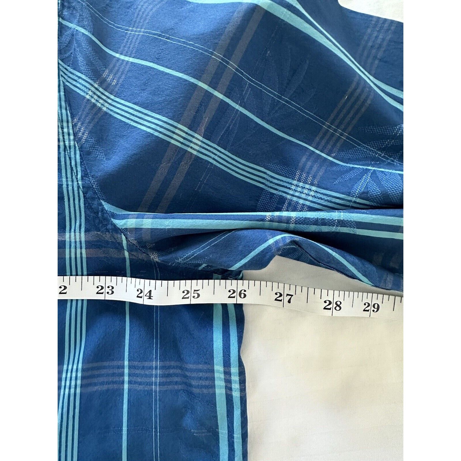 Tommy Bahama Tommy Bahamas Blue Teal Plaid Hawaiian Men’s Shirt Size XL Size US XL / EU 56 / 4 - 7 Thumbnail