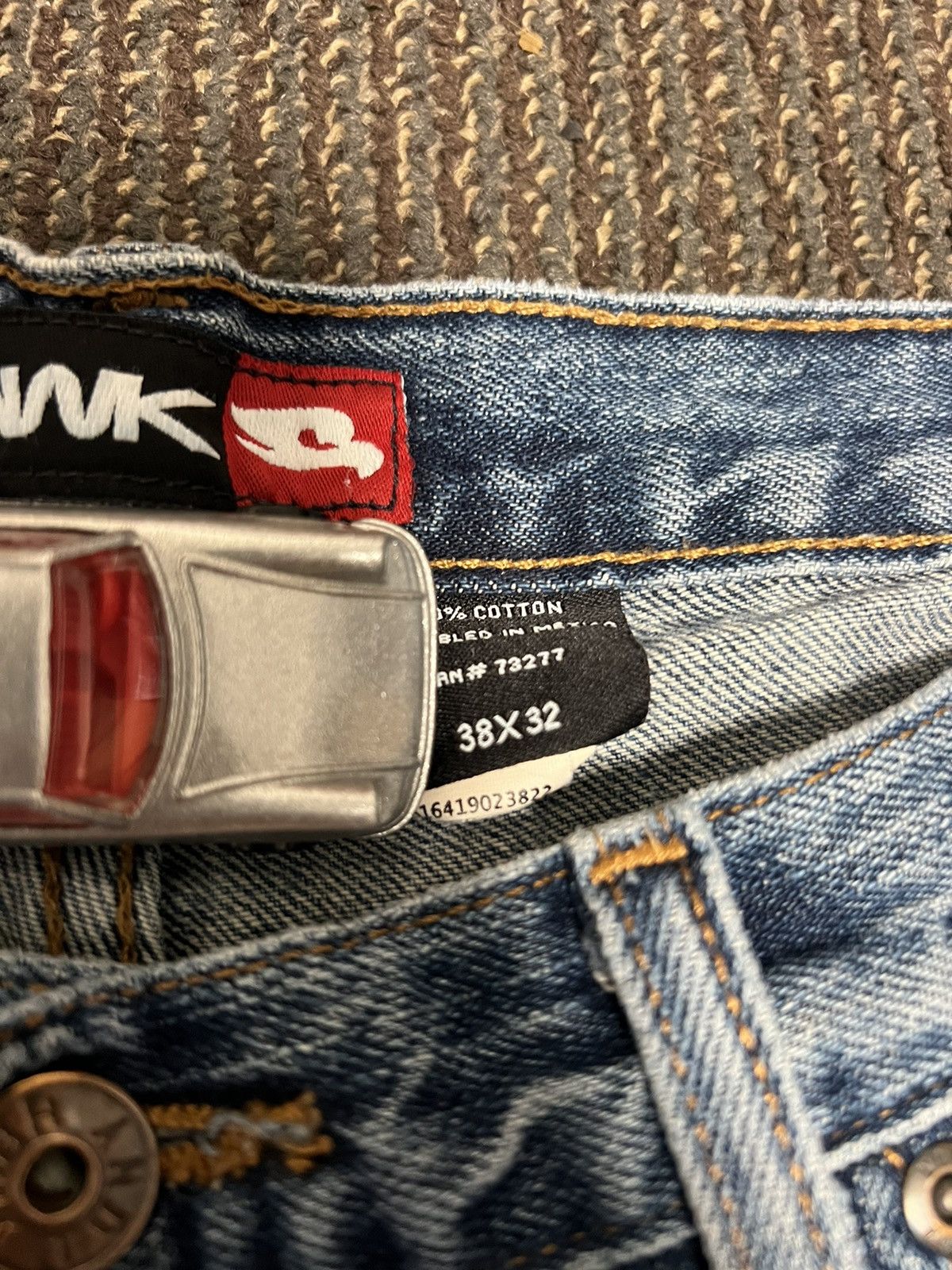 Tony Hawk × Vintage Crazy Vintage Y2K Baggy Grunge Tony Hawk Skater Jeans Size US 38 / EU 54 - 3 Thumbnail