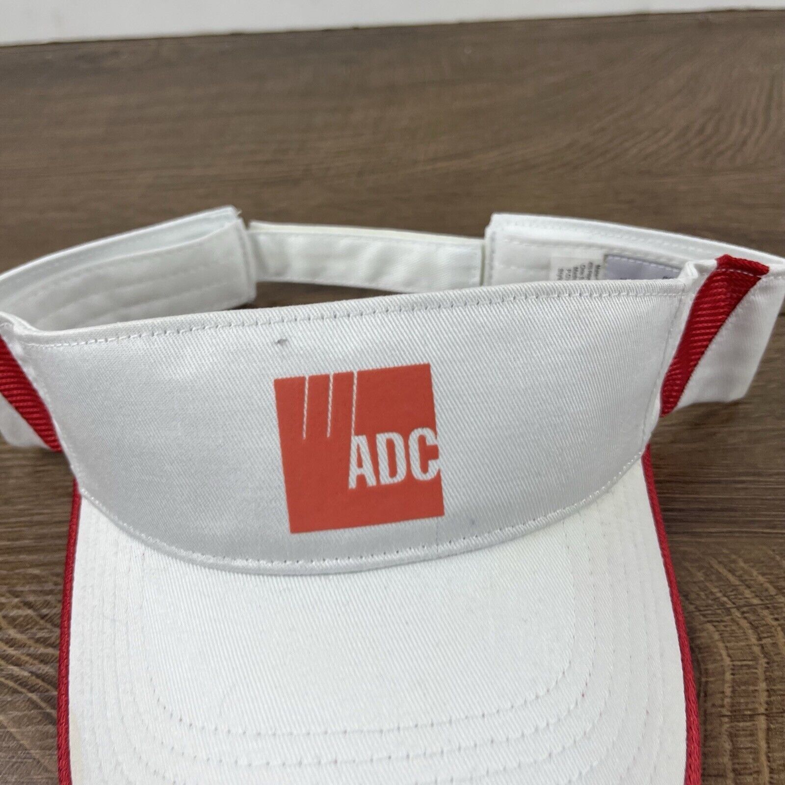 Other ADC W Visor Hat White ADC Cap Adjustable Hat White Adult Hat Size ONE SIZE - 6 Thumbnail