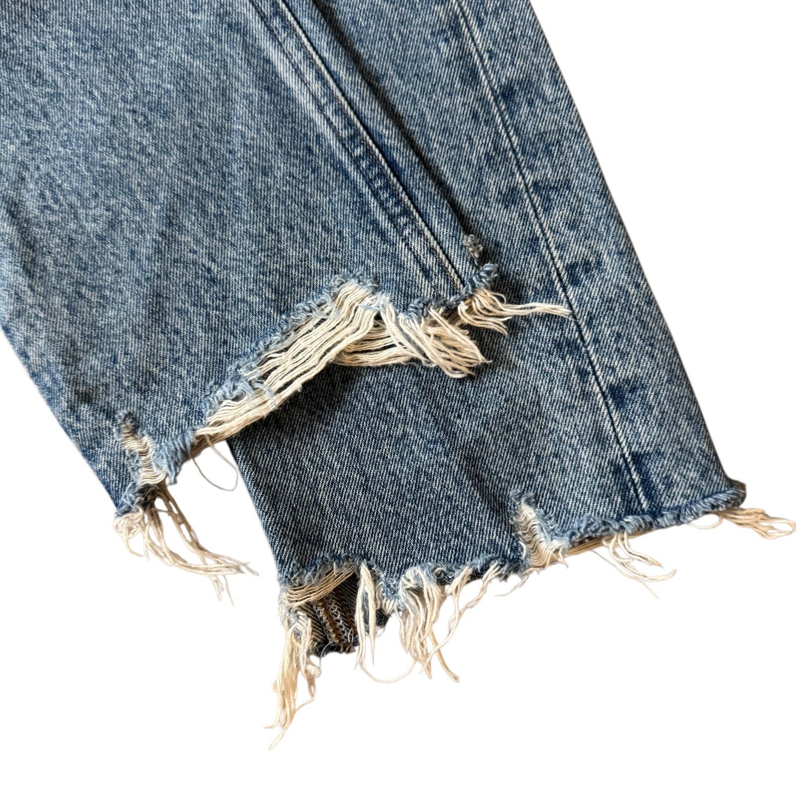 Agolde AGOLDE Riley High Rise Straight Crop Jean Haven Wash Size 24" / US 00 / IT 34 - 5 Thumbnail