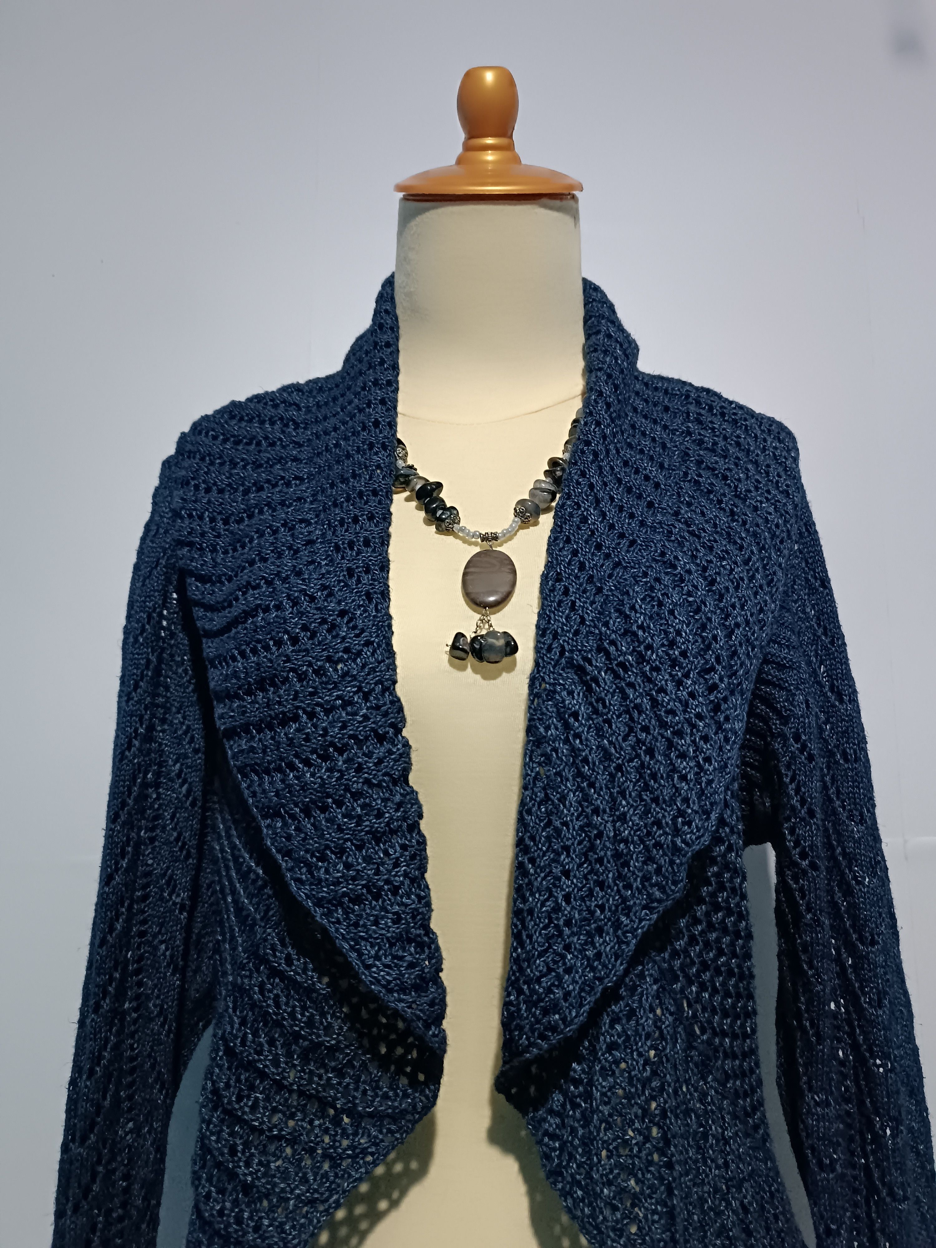 Japanese Brand Outerwear Bolero Blue Wash Size M / US 6-8 / IT 42-44 - 3 Thumbnail