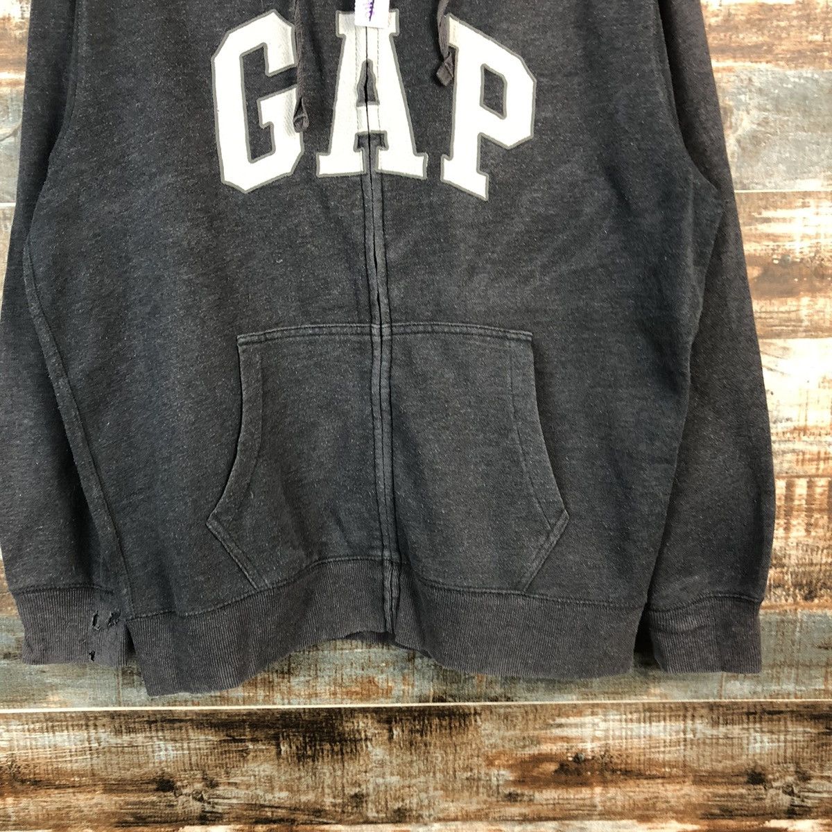 Gap Gap vintage faded Grey sweater Hoodie #A2410 Size US L / EU 52-54 / 3 - 6 Thumbnail