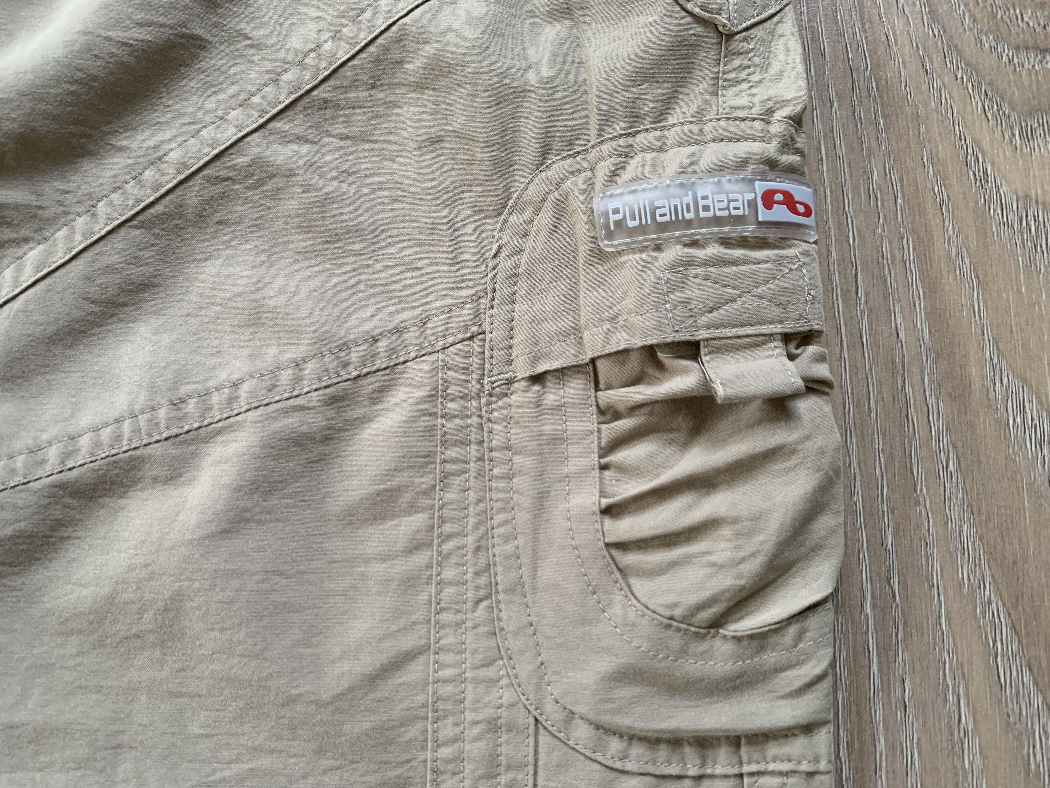 Pull & Bear Pull&Bear Women's Beige Linen Joggers Sweatpants Size 26" / US 2 / IT 38 - 5 Thumbnail