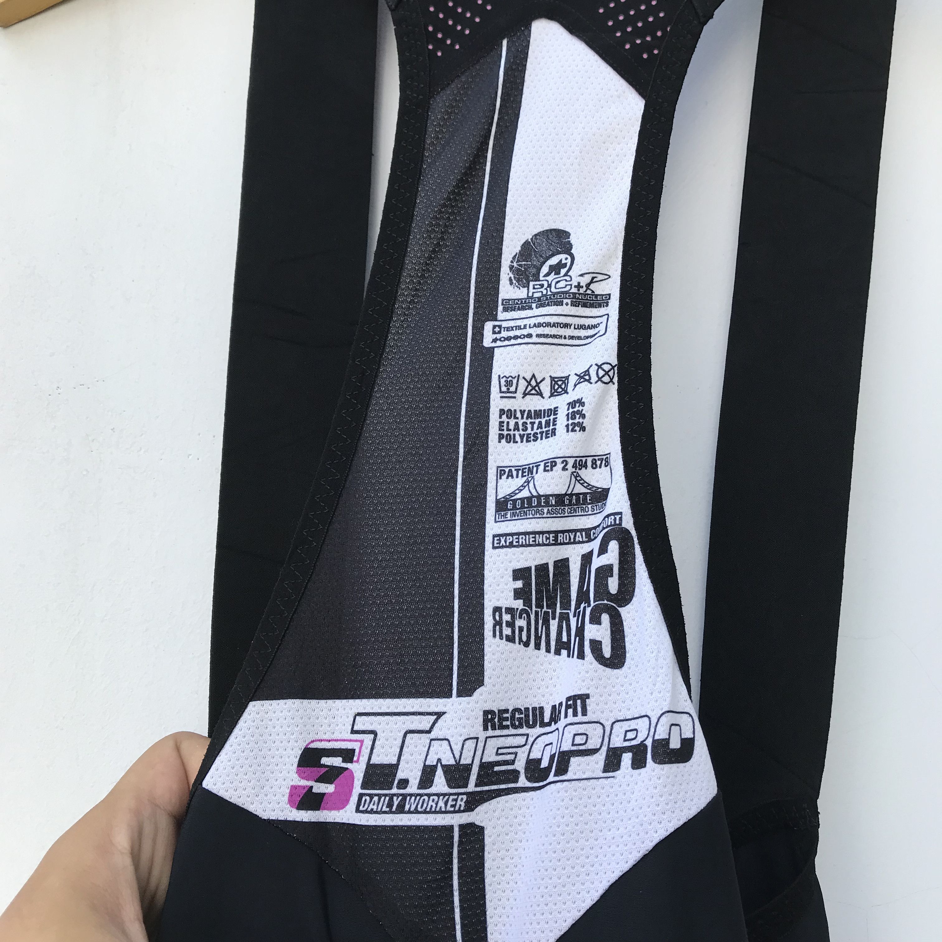 Designer × GOREWEAR × Swissgear Assos T.neoPro_s7 bib shorts Bike Jersey short pants black Size US 34 / EU 50 - 16 Thumbnail