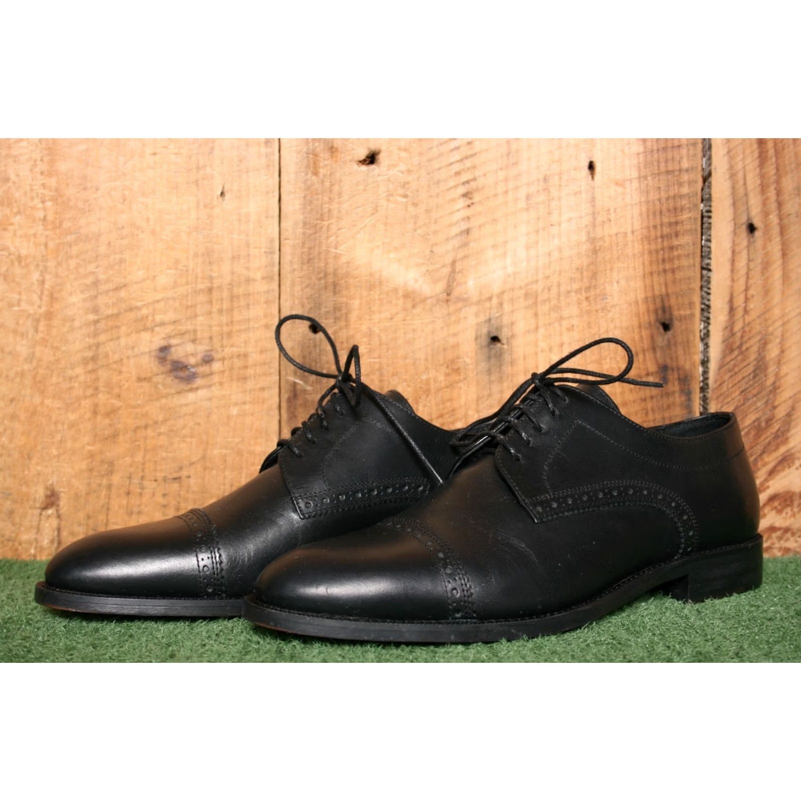 The Kooples VINTAGE The Kooples Black Leather Derby Shoes Cap Toe Mens 7-7.5 40 Leather Derby Shoes Men Black 40US 7-7.5 US 7-7.5 Mens Shoes Derby Cap Toe Size ONE SIZE - 2 Thumbnail