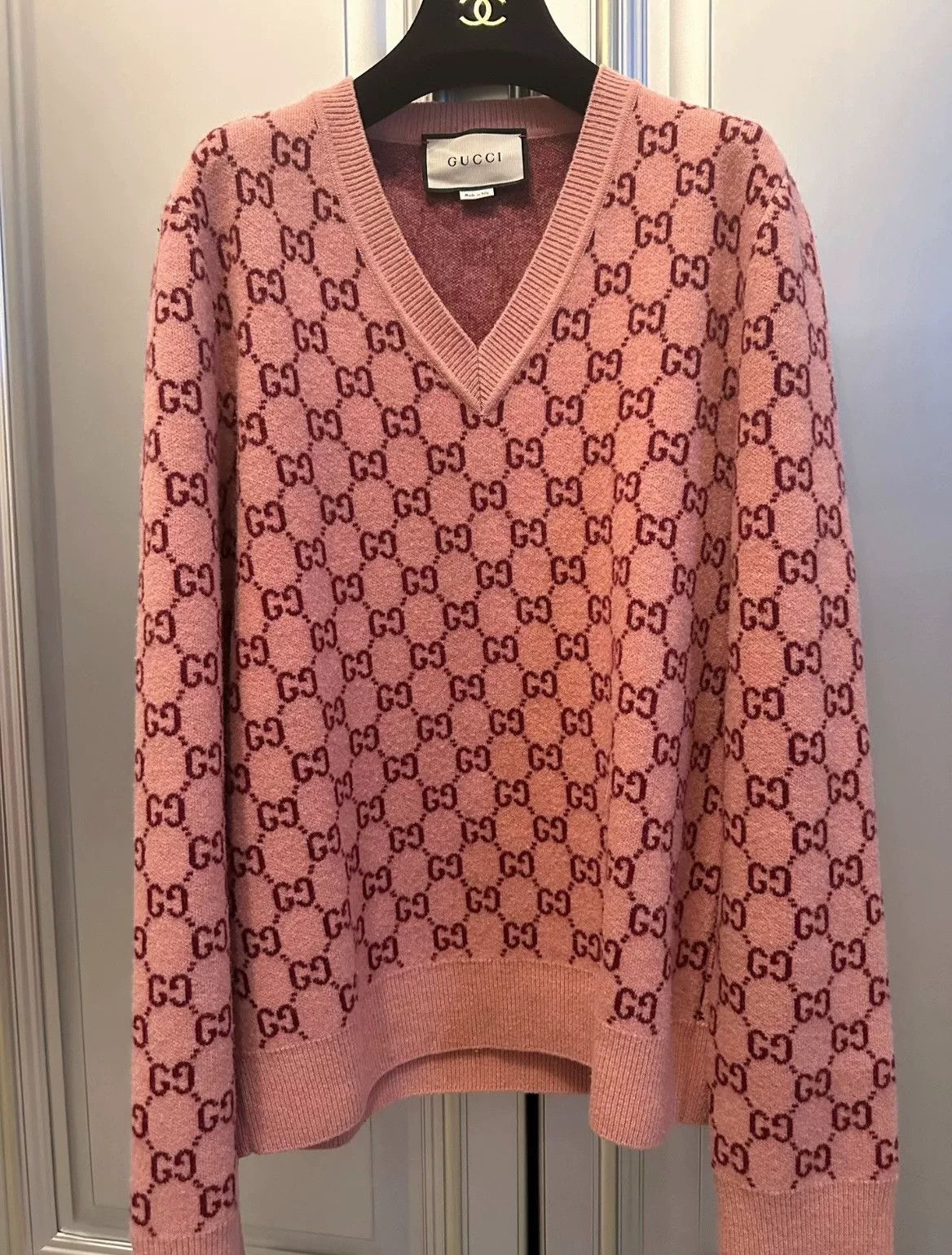 Gucci Gucci Logo Knit Cashmere Sweater S Size US S / EU 44-46 / 1 - 1 Thumbnail