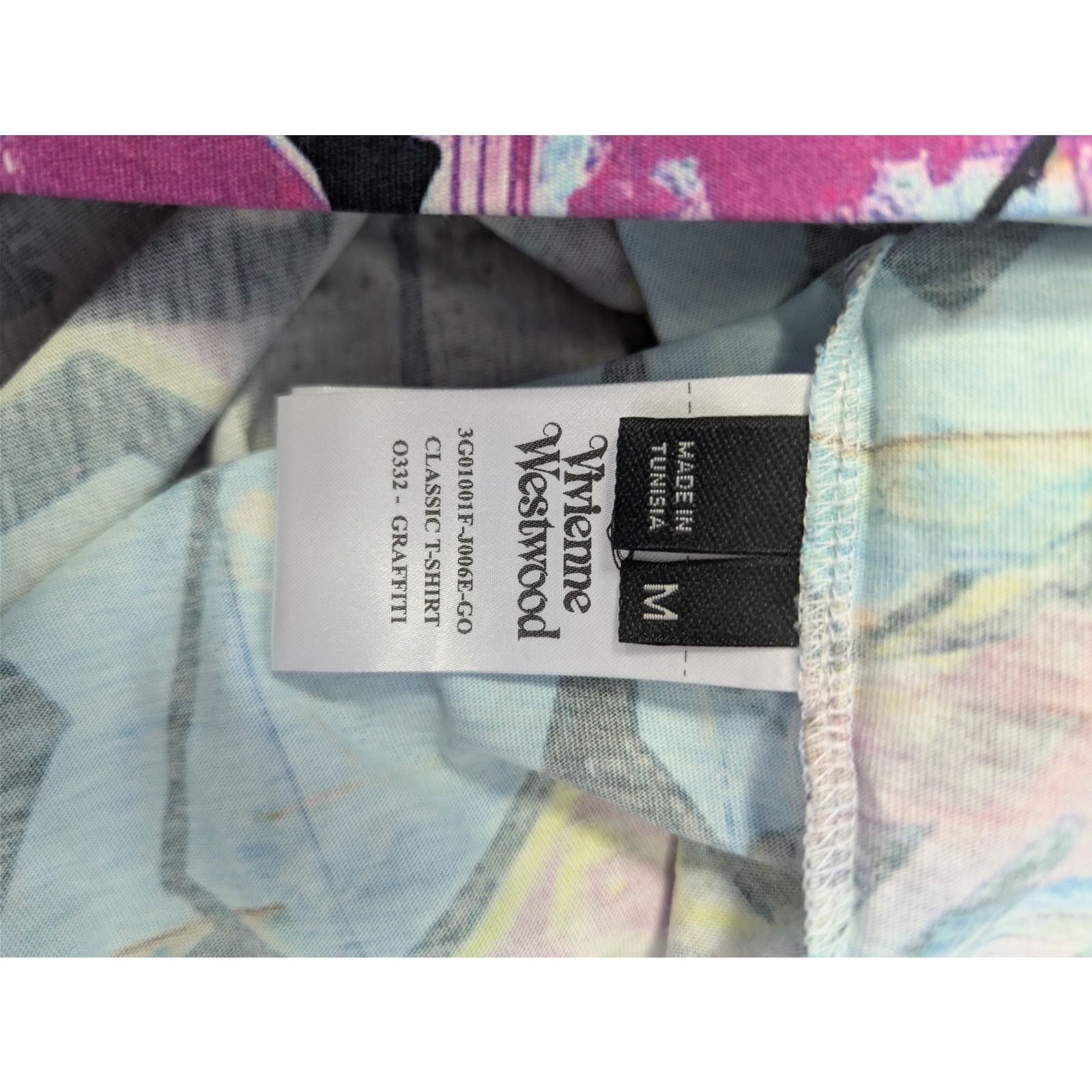 Vivienne Westwood o1rshd1 Classic Graffiti Print T-Shirt in Multiolor Size US M / EU 48-50 / 2 - 17 Thumbnail