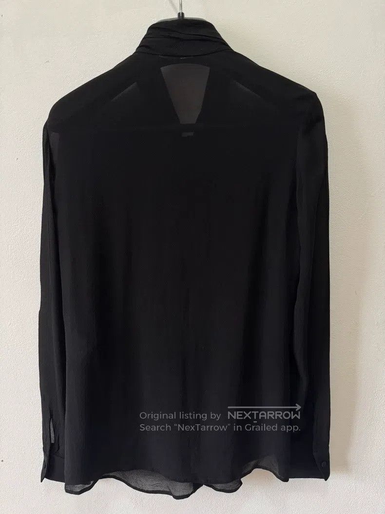 Saint Laurent Paris Saint Laurent Paris Mulberry Silk Black Warrior Bow Tie Sh Size XS / US 0-2 / IT 36-38 - 2 Thumbnail