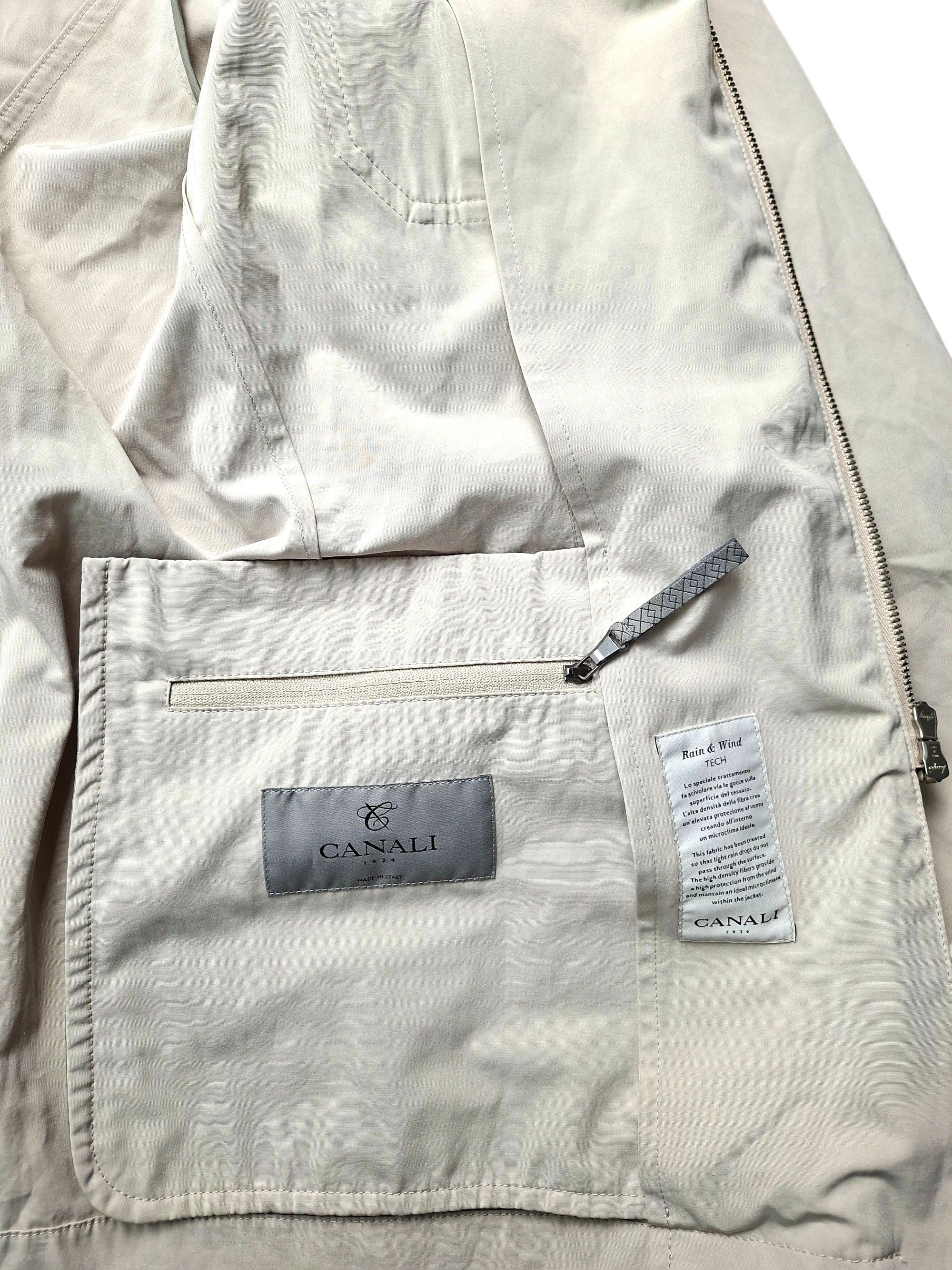 Canali CANALI Rain & Wind Tech Field Jacket Beige L/XL Utility Size US XL / EU 56 / 4 - 19 Thumbnail