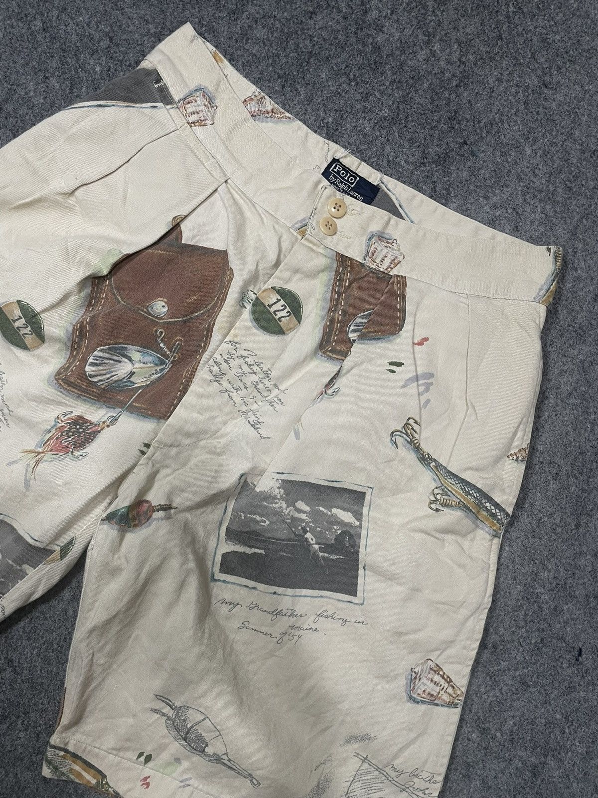 Polo Ralph Lauren × Vintage Vintage Polo ralph Laurent Fishing short pants Size US 32 / EU 48 - 2 Thumbnail