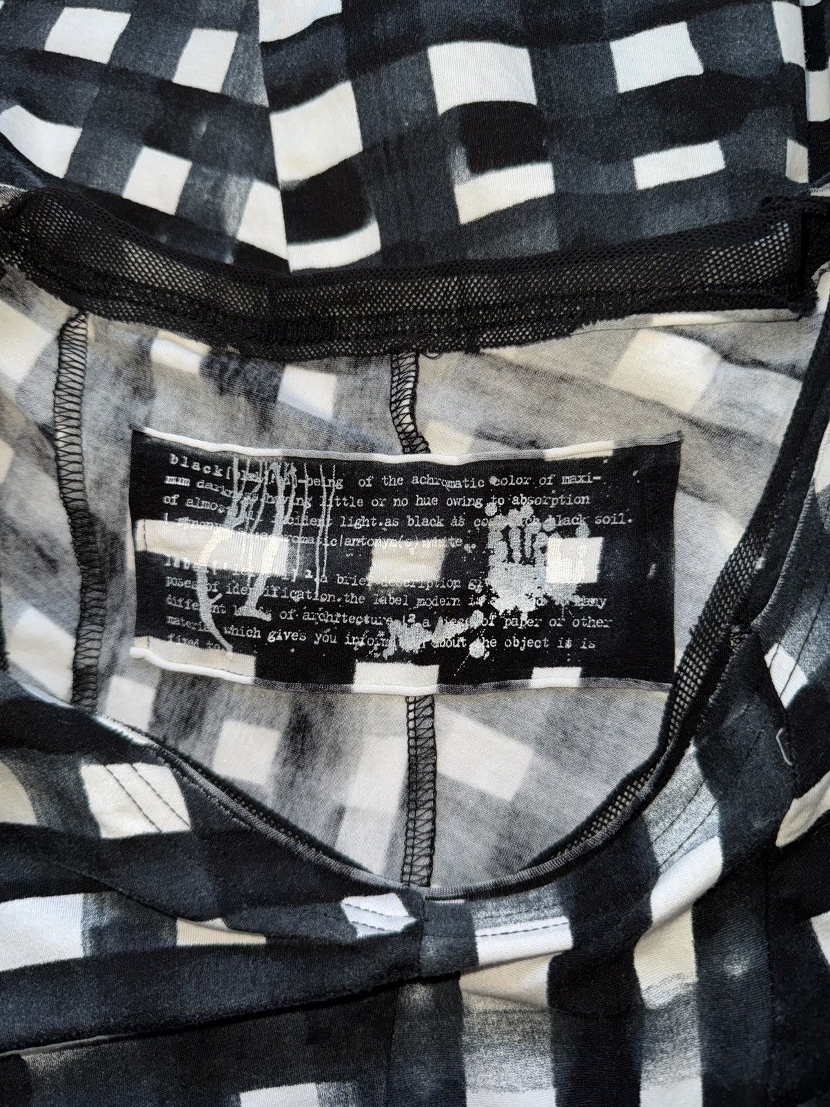 Hysteric Glamour × Rundholz Rundholz black label avant garde checkered blouse tunic Size S / US 4 / IT 40 - 3 Thumbnail