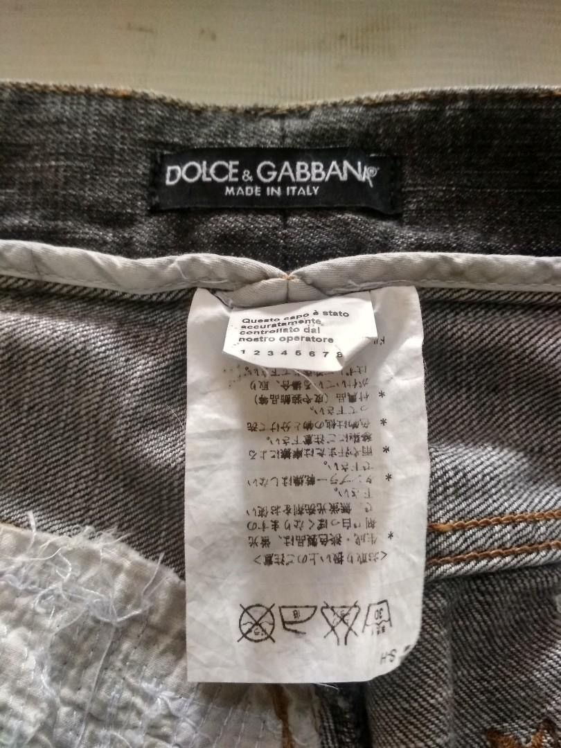 Dolce & Gabbana ARCHIVE D&G Sashiko Boro Runway Damaged Dirty Jeans Denim Size US 32 / EU 48 - 18 Thumbnail