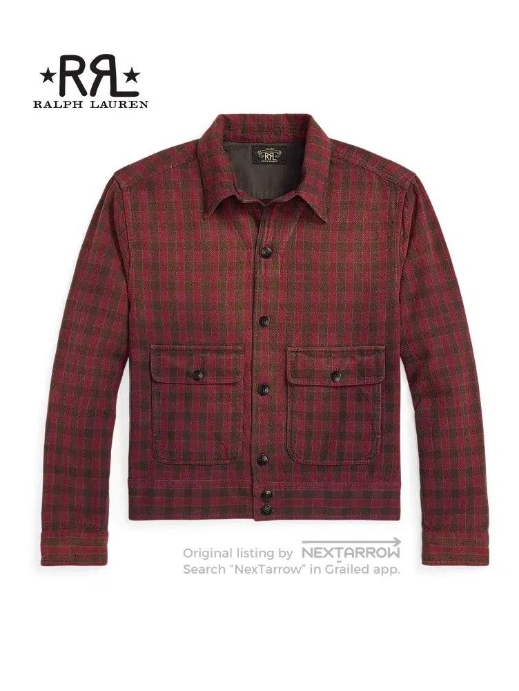 RRL Ralph Lauren RRL Ralph Lauren 25 year spring cotton plaid woven shirt j Size US M / EU 48-50 / 2 - 1 Thumbnail