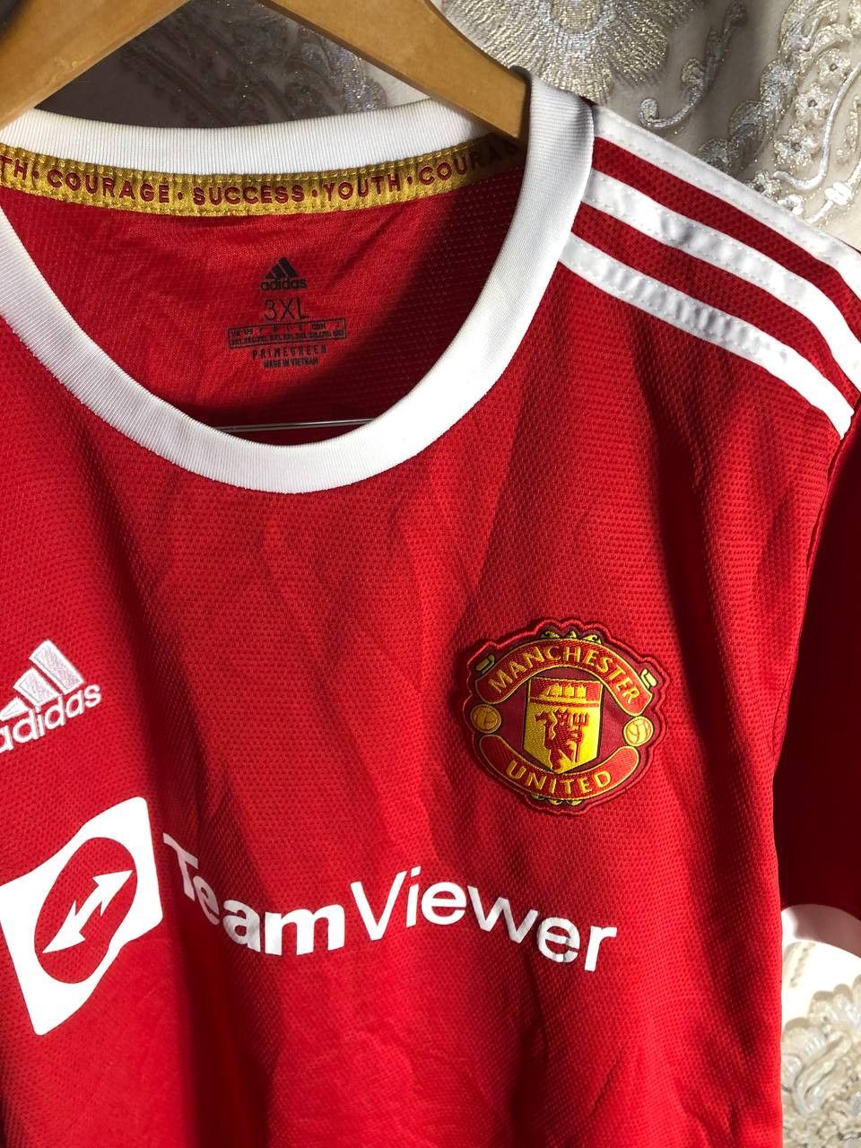 Adidas Vintage Adidas FC Manchester United England Soccer Jersey Size US XXL / EU 58 / 5 - 3 Thumbnail