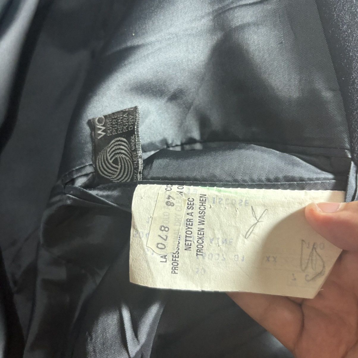 Balenciaga Vintage Balenciaga Double-Breasted Wool Suit Blazer Size 44R - 9 Thumbnail