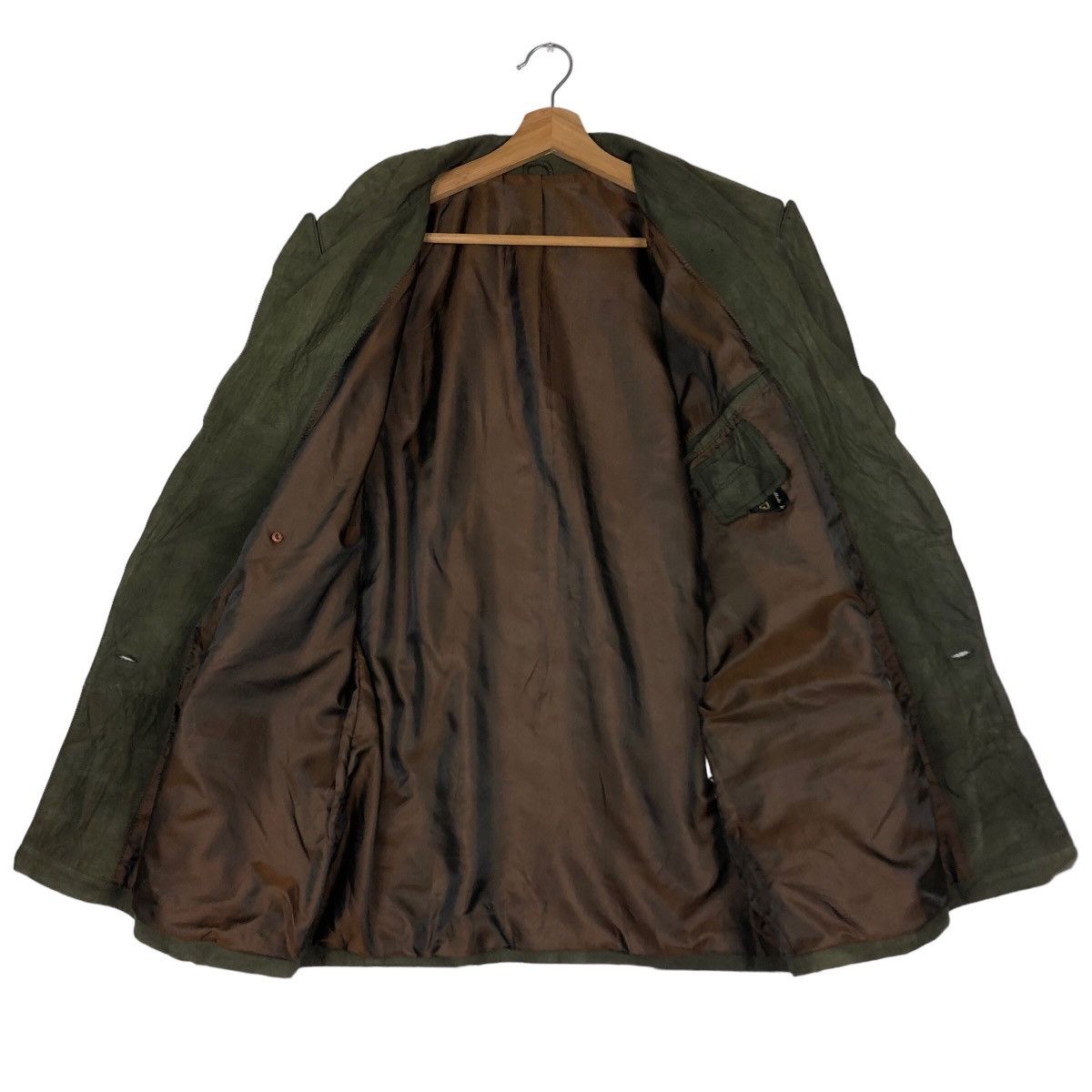 Issey Miyake 🔥Vintage Genuine Leather Jacket Biker Sub Urban Tokyo Made Size US L / EU 52-54 / 3 - 13 Thumbnail
