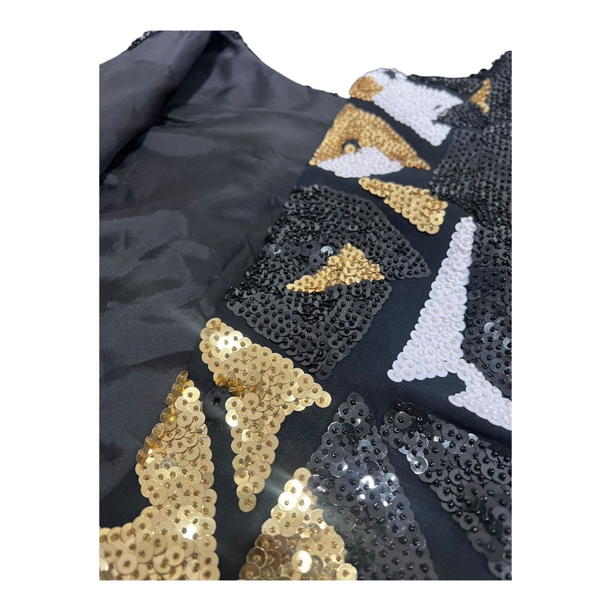 Loewe Loewe Black Gold And White Sequin Dress Women’s 36 US XS Size S / US 4 / IT 40 - 15 Thumbnail