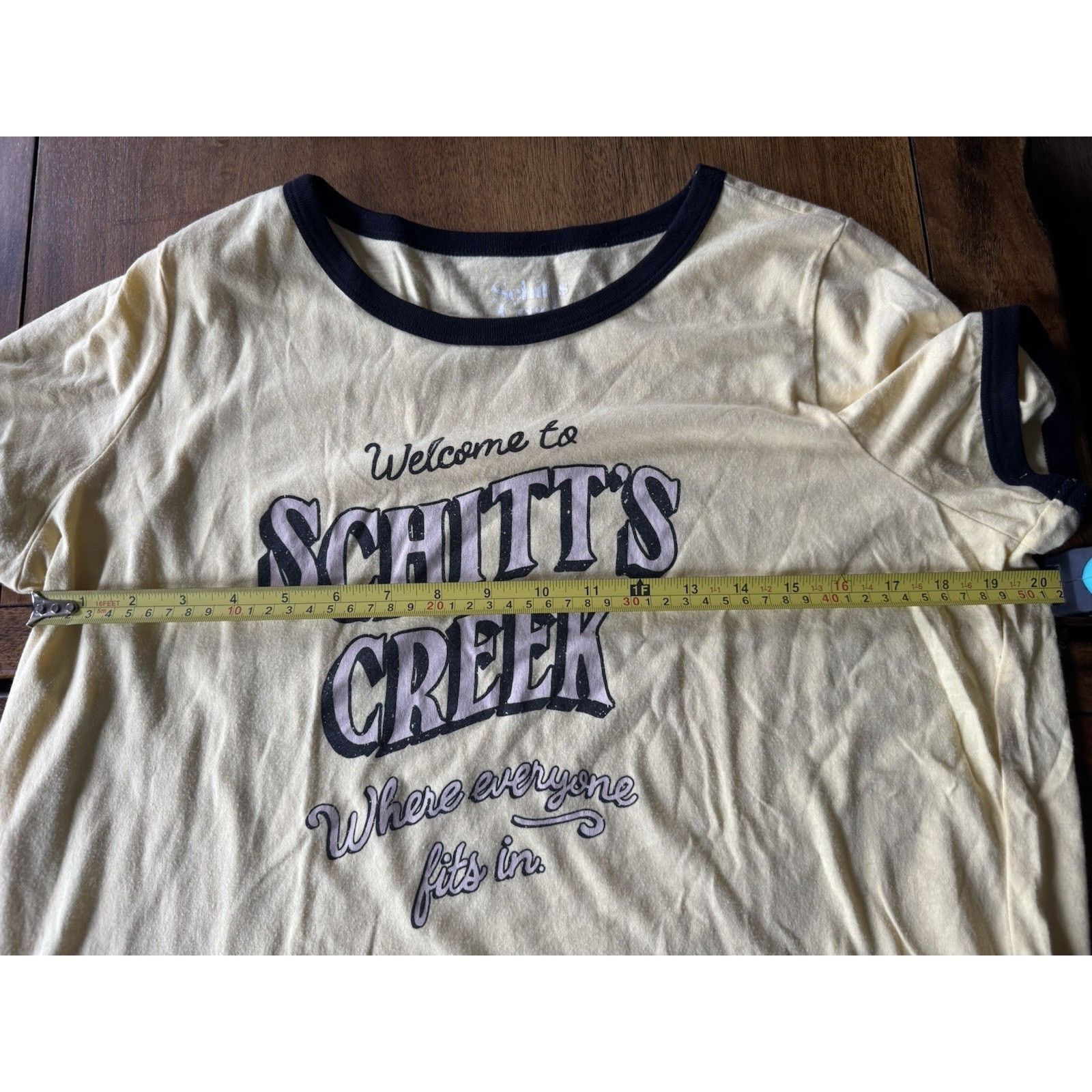 Torrid Schitt’s Creek Yellow Ringer Graphic Tee Women’s L Size L / US 10 / IT 46 - 5 Thumbnail