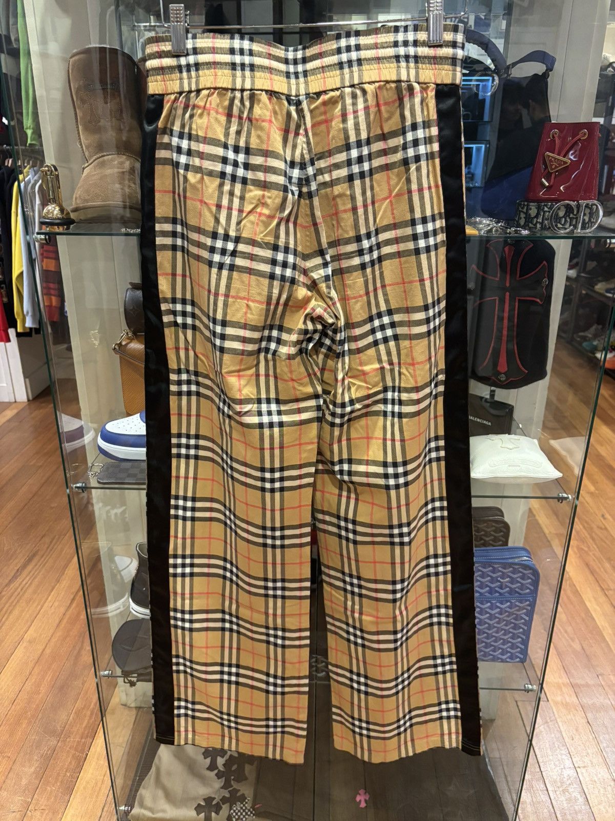 Burberry Burberry Stretch Cotton Side Stripe Trousers Size US 30 / EU 46 - 2 Thumbnail