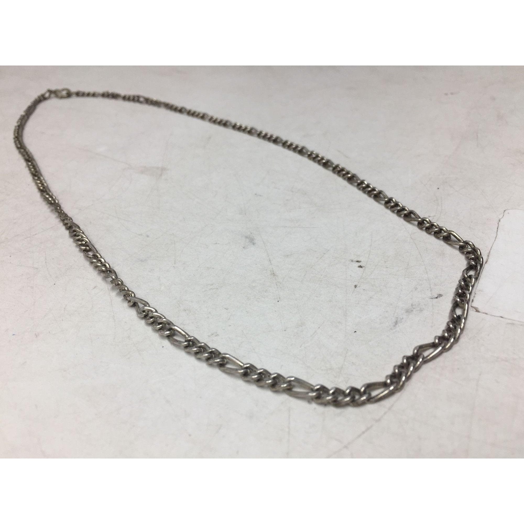 Other Unisex Silver Tone Chain Necklace with Clasp Size ONE SIZE - 6 Thumbnail