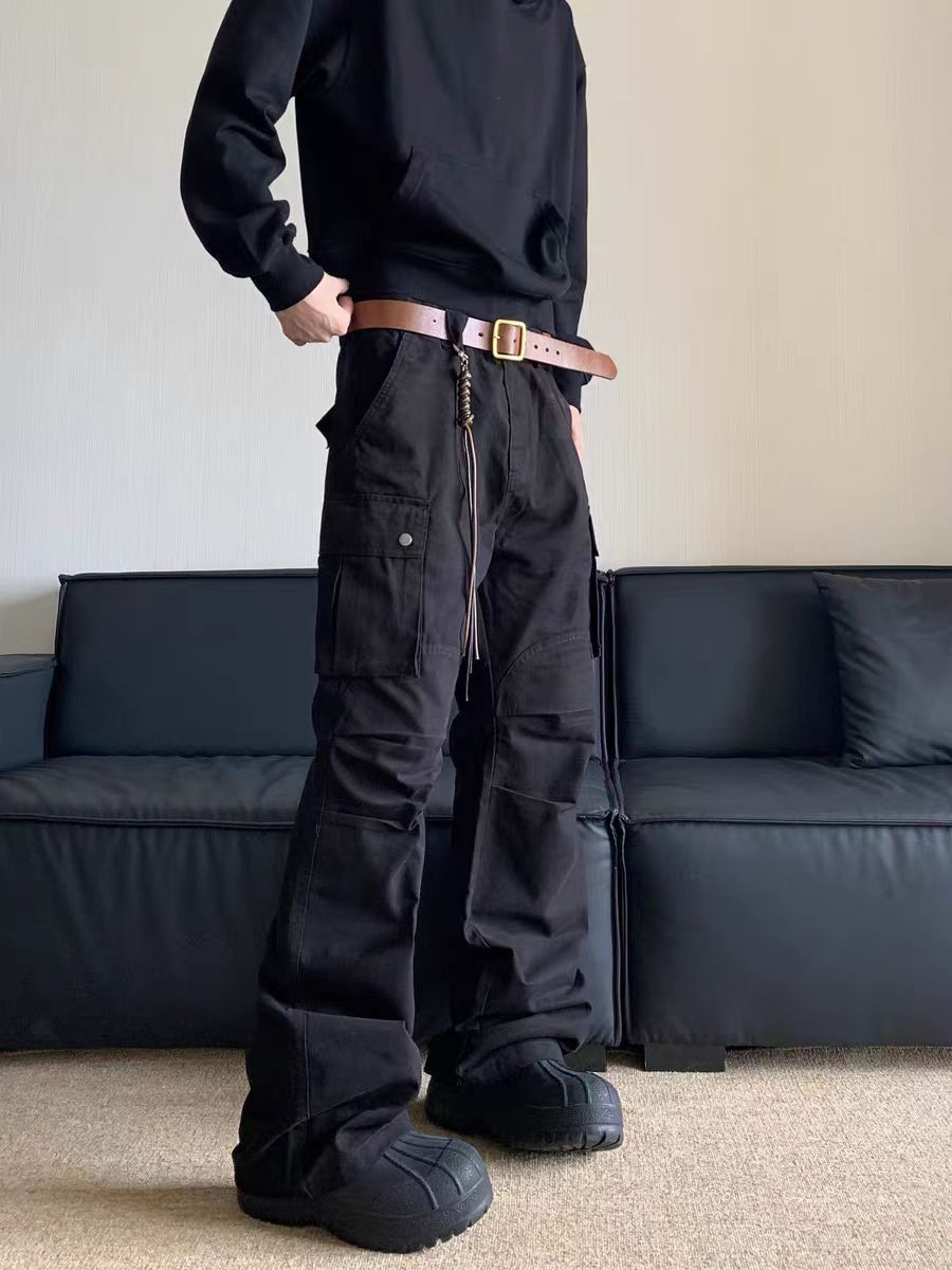 Japanese Brand × Vintage Black Casual Baggy Trousers Size US 30 / EU 46 - 5 Thumbnail