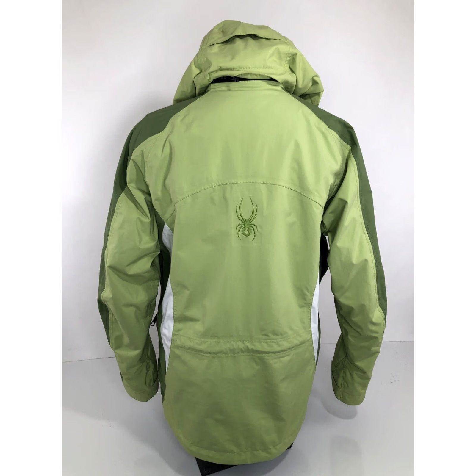 Spyder SPYDER Embroidered ZIP OUT LINER Womens US 6 Hooded Ski Winter Jacket Green - Jacket, Ski, Hooded, Embroidered, 6, Womens, Spyder, Winter, Green Size M / US 6-8 / IT 42-44 - 6 Thumbnail