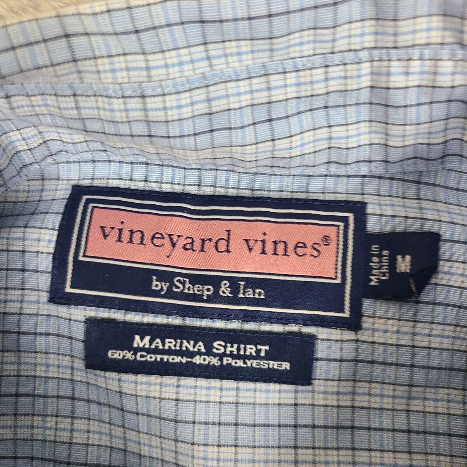 Vineyard Vines Vineyard Vines Performance Shirt Men's Size M Marina Shirt Size US M / EU 48-50 / 2 - 3 Thumbnail