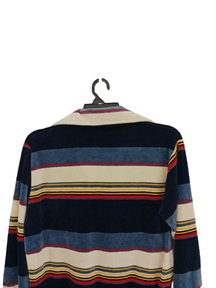 Esprit Vintage 80s Esprit Sweatshirt Jumper Stripes Design Size US M / EU 48-50 / 2 - 4 Thumbnail