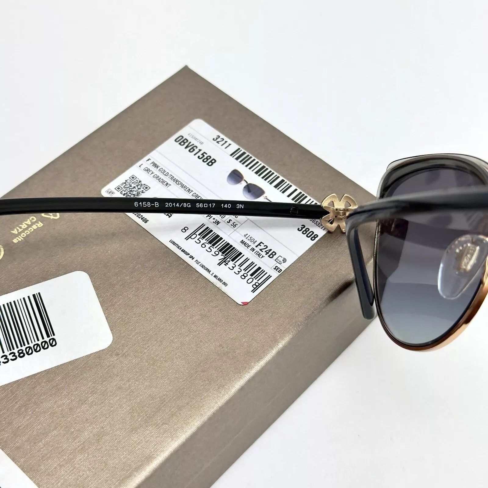 Bvlgari BVLGARI Giardini Italiani Crystal BV6158B Sunglasses 6158 Size ONE SIZE - 4 Thumbnail