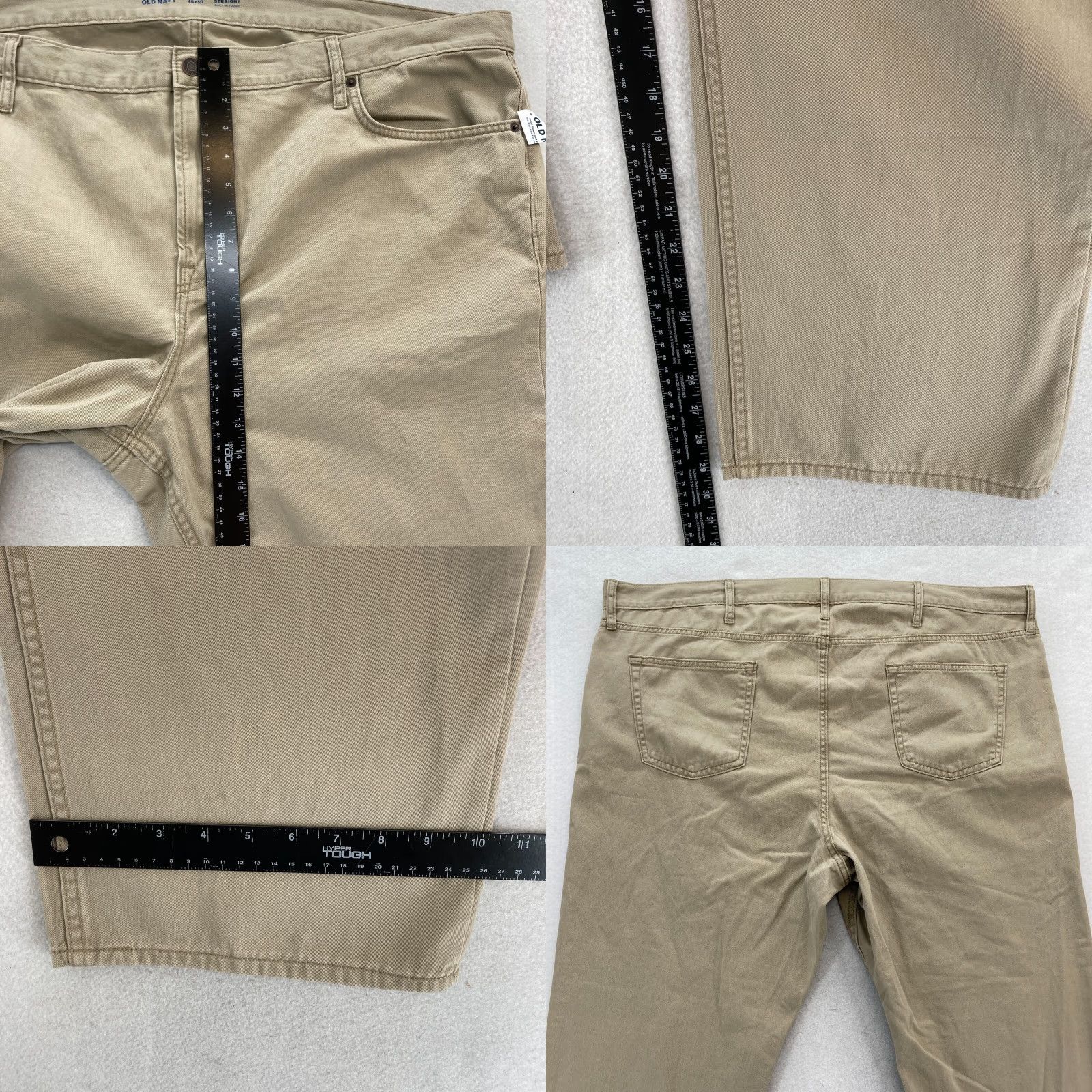 Old Navy Old Navy Chino Pants Mens Big & Tall 48x30 Straight Khaki Beige Casual NWT Size US 32 / EU 48 - 8 Thumbnail
